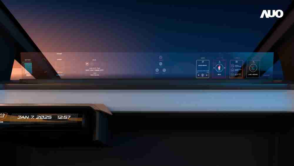 优游UB8无界透明显示接口(Horizon Image Glass)透过车运算方案整合仪表板、、中控台及副驾显示器，，，，一体式全景呈现，，，提供乘用者清晰的前方视野、、、、行车必要信息与娱乐功能